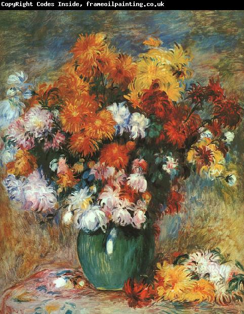 Pierre Renoir Bouquet de Chrysanthemes